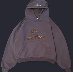 Garage scuffers leopard print hoodie thumbnail 1