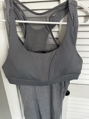 Lululemon Glide & Stride Tank Top in a gray animal print colorwa thumbnail 4