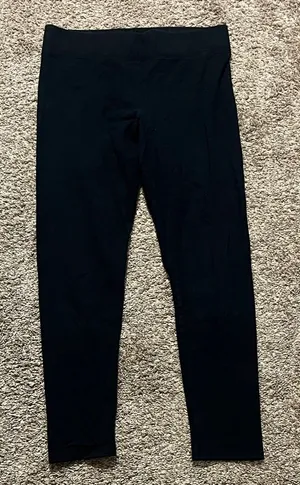 Aerie Women’s Black Hi‎ Rise Leggings Large thumbnail 1