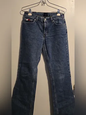 Tommy Hilfiger Women’s Classic Dark Blue Bootcut Jeans thumbnail 3