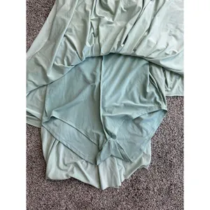 Lucy in the Sky Sage Green Halter Mini Dress with Built-In Shorts S thumbnail 5