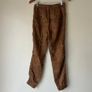 Nicole Miller Brown Printed Joggers Size XS thumbnail 6