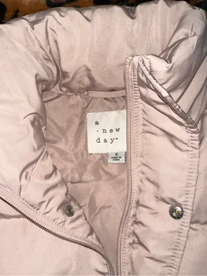 A New Day Beige Puffer Vest Sz. S thumbnail 2