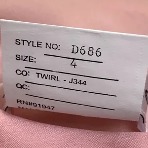NWT‎ Alfred Sung Off the Shoulder Cocktail Dress in Twirl Pink thumbnail 5