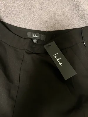 Lulus Black Trouser Pants thumbnail 3