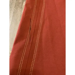 NEW Anthropologie Essential Trouser Pant Red White thumbnail 5