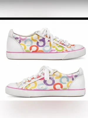 Multicolor Circle Print Women's Low thumbnail 2