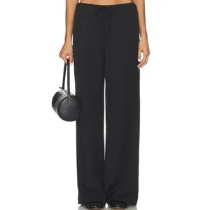 All The Ways Drawstring Pants Louisa Size XS Black thumbnail 5