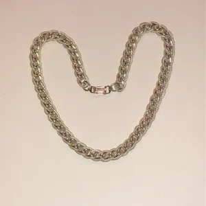 Germany Silver Tone Lightweight Rope Chain Necklace thumbnail 2