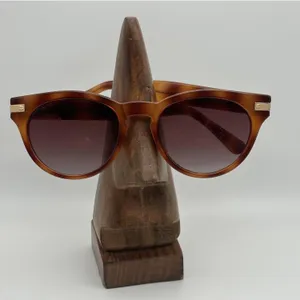 Cole Haan Polarized Tortoise Round Sunglasses thumbnail 1