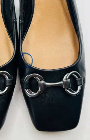 Nordstrom Rack Nordstrom Horsebit Slingback Heels Black Pointed Toe Quiet Luxury Preppy 8M thumbnail 10