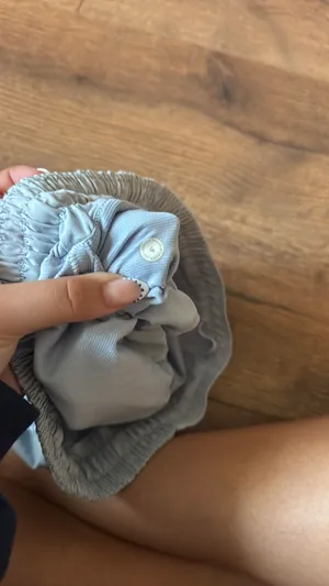 Blue Linen Lululemon Shorts Hotty Hot 2.5" thumbnail 3
