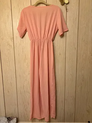 Women's Peach Jumpsuit Elastic Waist thumbnail 2