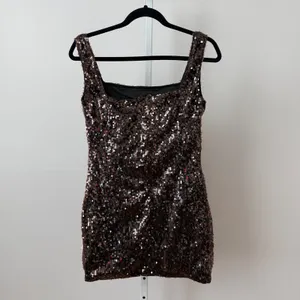 Petal + Pup Awhina sz 4 ‎ Brown Sequin Mini Dress NWT Mobwife Party thumbnail 9