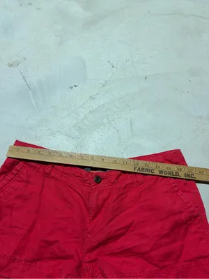 North face Red Women's linen Cotton blend Shorts 6 thumbnail 4