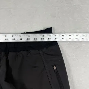Lululemon Tracker Short V Black Athletic Running Shorts Size 6 Smocked‎ Waist thumbnail 3