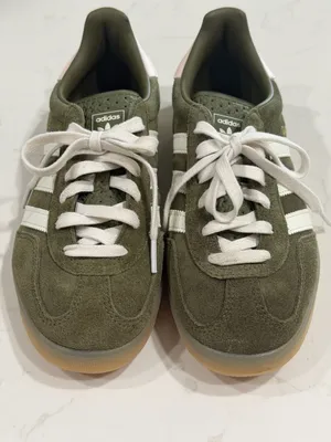 Adidas Gazelle Indoor Focus Olive Clear Sneakers Size US Boys 7 or Women’s 8.5 thumbnail 3