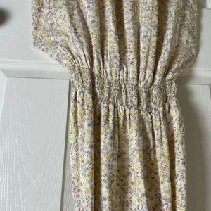 Fate Floral Smocked Halter Mini Dress Woman’s Size Small thumbnail 7