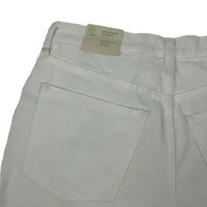 Universal Threads High Rise Cotton Boyfriend Shorts White Size 0 thumbnail 8