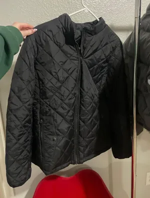 Quilted Puffer Jacket Black Size M thumbnail 1