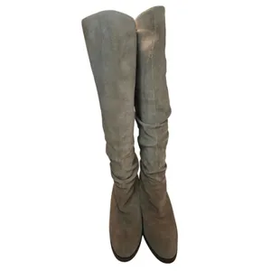 Tan suede high Steve Madden Boots sz 11 thumbnail 2