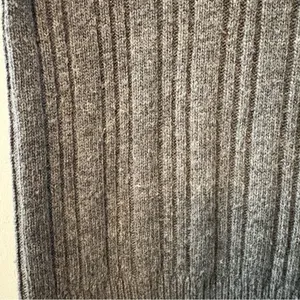 Hollister Y2K dark gray long sleeve hooded cable knit deep v-neck sweater small thumbnail 16