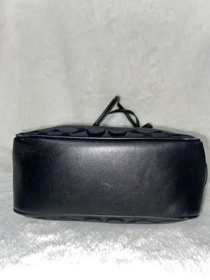 Coach Black Signature Tote Bag thumbnail 5
