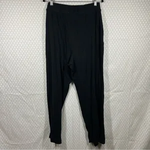 Free People Beach Black Golden Sands Knit High‎ Rise Pants thumbnail 3