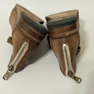 Free People Lost Valley Ankle Boot Size 36 Distressed Fall Western Booties‎ thumbnail 4