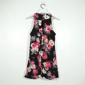 NWOT Lulus Casual Floral Mini Black Dress Size XS thumbnail 8