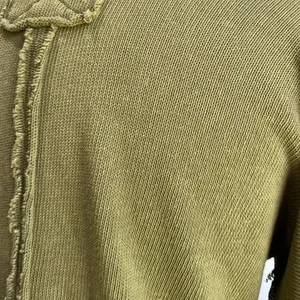 We The Free Come Get It V Neck‎ Cotton Blend Top Adventurer Green Boho M thumbnail 6