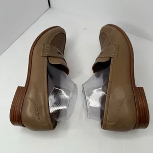 Franco Sarto Women size 9.5 Taupe Leather A Jolette Penny Loafers Flat Classic thumbnail 7