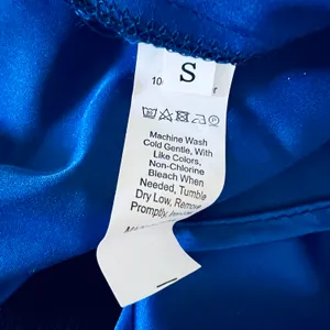Boutique NEW Blue Satin Dress thumbnail 15