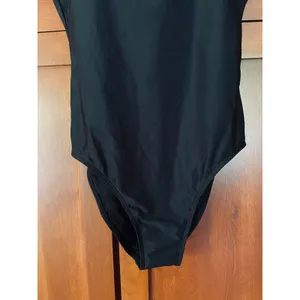 Quince Italian Cami One Piece Swimsuit Black Size Small NEW thumbnail 4