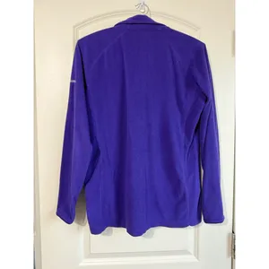 Columbia Sweater Women Medium Purple Pullover Quarter Zip Jacket Ladies Fleece‎ thumbnail 3