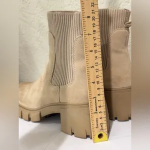Steve Madden Hayle Women's Brown Platform Slip On Chelsea Ankle Boots Size 7 thumbnail 10
