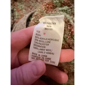 Woolrich Vest Women's Medium Green Wool Blend Zip Outdoor Fall Winter Layer‎ thumbnail 4