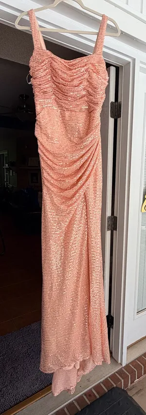 Latena Sequin Prom Dress 6 Pink thumbnail 1