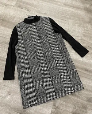 Black And White Plaid mini Dress thumbnail 5