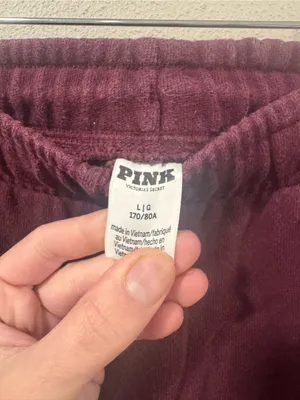 VS PINK Fleece Relaxed Campus Sweatpants thumbnail 3
