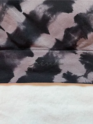 PINK‎ Active Tie Dye Sports Bra Large Mesh Racerback Lightly Lined thumbnail 2