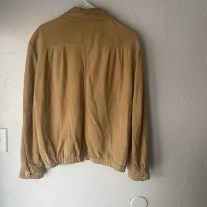Scully Leatherwear Vintage 90s Size 44 XL Camel Tan‎ Suede Western Bomber Jacket thumbnail 6