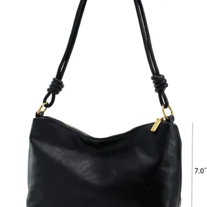 Trendy Small Black Purse - Women’s Adjustable Strap Crossbody Handbag, 8.78 Oz thumbnail 6