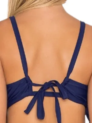 Lovers + Friends Navy Lindsay Bikini Top thumbnail 6