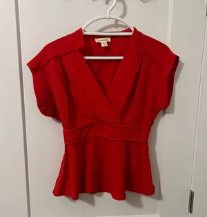 Monteau Red Blouse thumbnail 1