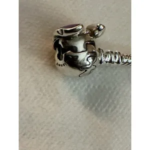 Pandora Disney Stitch Clasp Bracelet 7.5" 19cm Sterling Silver thumbnail 7