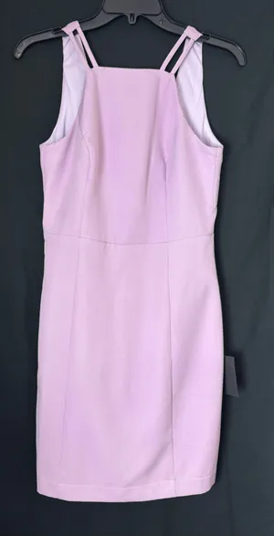 Lulus Light Purple Mini Dress with Built-In Slip thumbnail 1