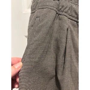 Old Navy Womens Brown Houndstooth Tapered Elastic Drawstring Waist Pants L thumbnail 2