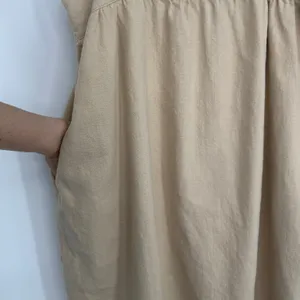 Tuckernuck Pomander Place Camellia Flutter Sleeve Mini Dress XS Tan Coastal Boho thumbnail 6