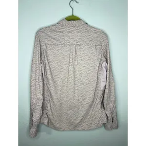 REI Co-op Sahara Long-Sleeve Button Down Hiking Shirt Women's Large Lavender thumbnail 3